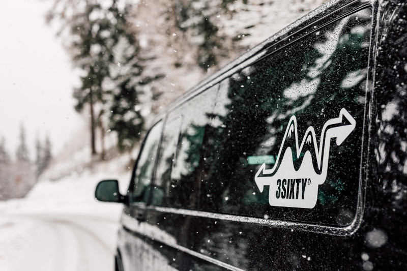 A picture of this transfer company's vehicle