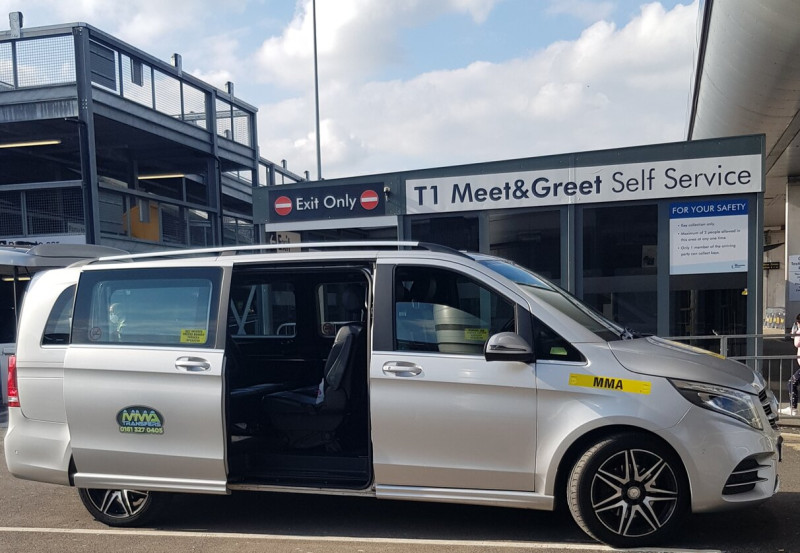 A picture of this transfer company's vehicle