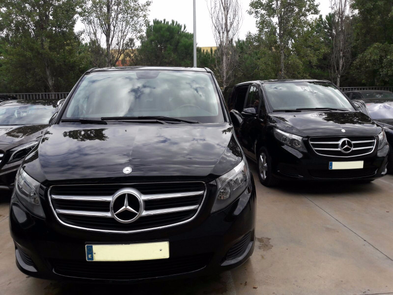 A picture of this transfer company's vehicle