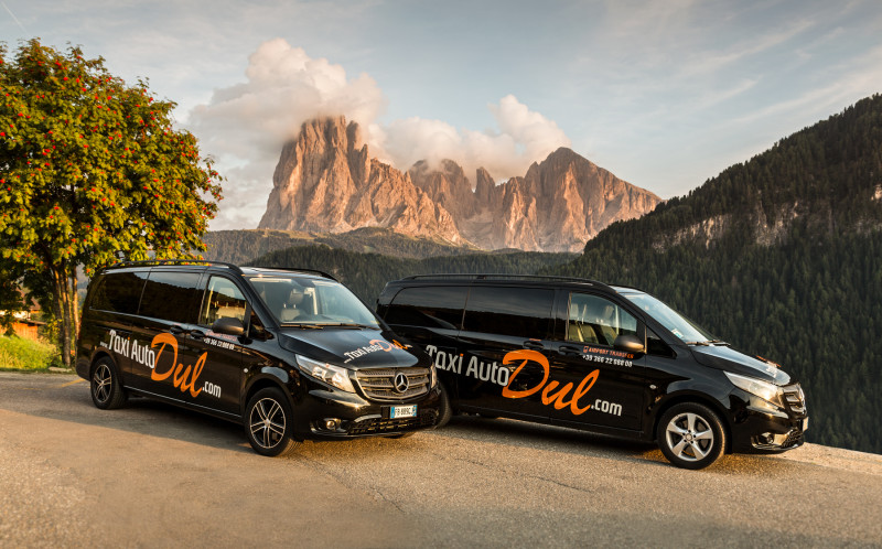 A picture of this transfer company's vehicle