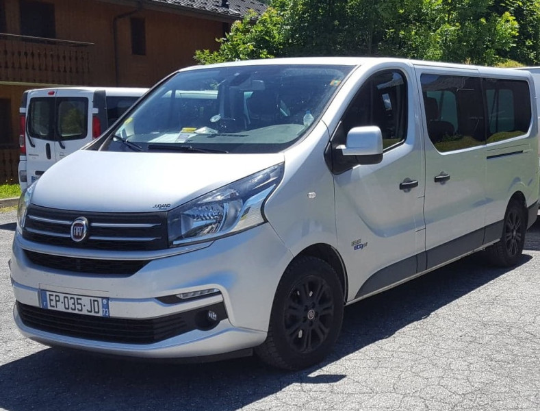 A picture of this transfer company's vehicle