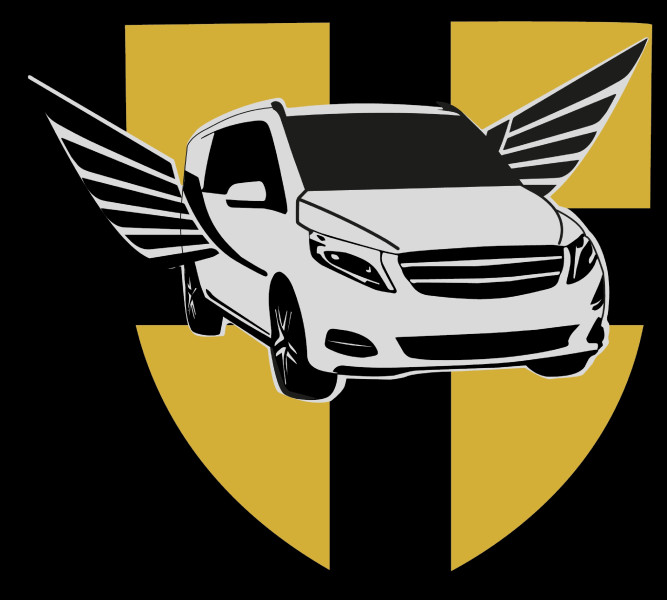 A picture of this transfer company's vehicle