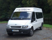 A picture of this transfer company's vehicle