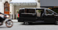 A picture of this transfer company's vehicle