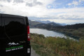 A picture of this transfer company's vehicle
