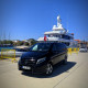 A picture of this transfer company's vehicle
