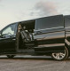 A picture of this transfer company's vehicle