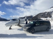 A picture of this transfer company's vehicle