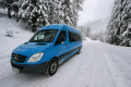 A picture of this transfer company's vehicle