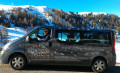 A picture of this transfer company's vehicle