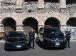 A picture of this transfer company's vehicle