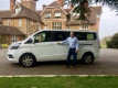 A picture of this transfer company's vehicle