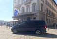 A picture of this transfer company's vehicle
